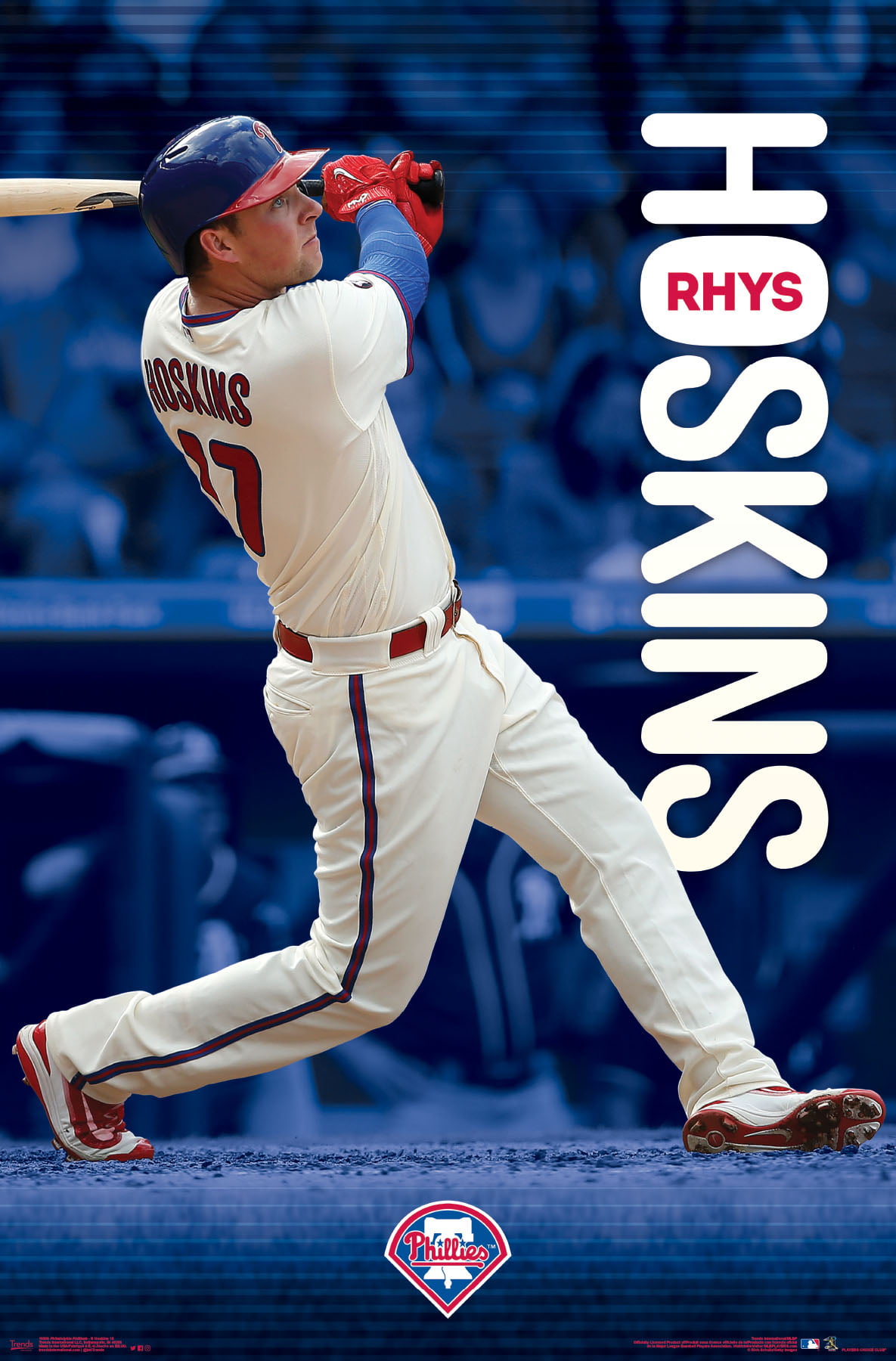 Framed Rhys Hoskins Philadelphia Phillies Autographed 11 x 14 Spotlight  Photograph