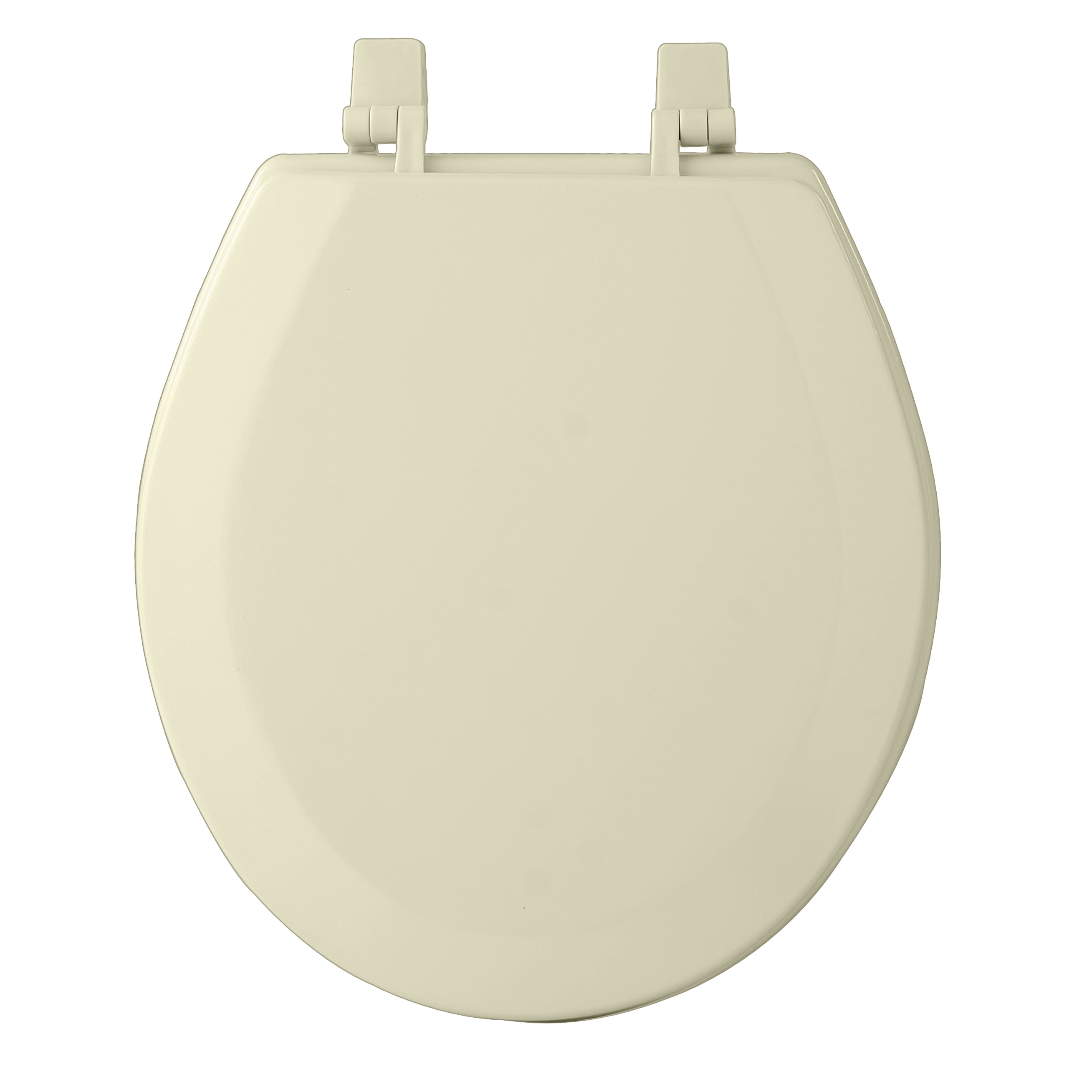 Standard Wood Toilet Seat, Bone - 17 Inch - Fits All Standard Size Fixtures - Easy to Install Fantasia by Achim Home Decor