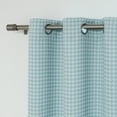 thumbnail image 4 of Quality Home Small Hound Stooth Room Darkening Curtains - Sky.Blue - 52" X 84" (Set Of 2 Panels), 4 of 4