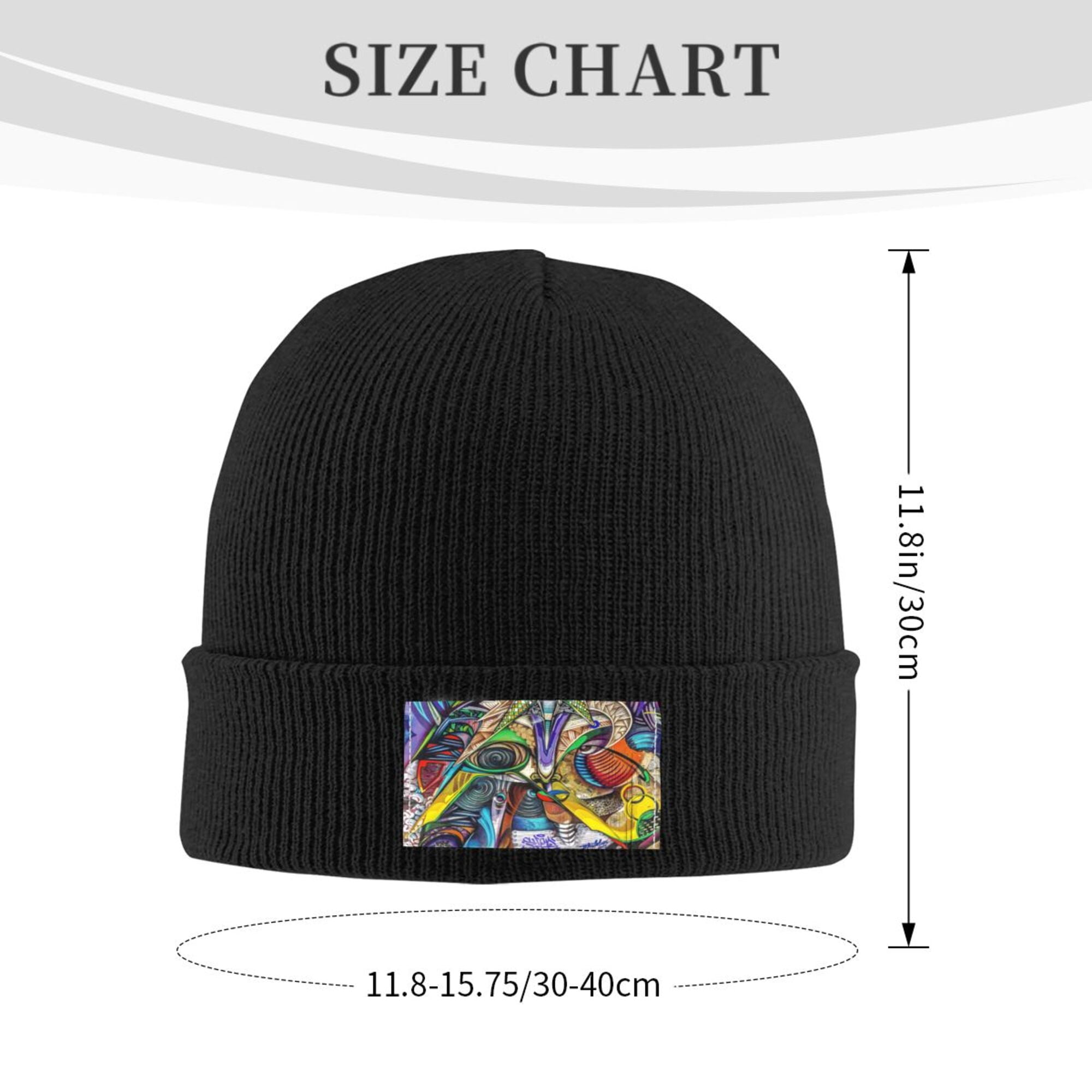ZICANCN Knit Beanie Hat-Graffiti Wall Winter Cap Soft Warm Classic