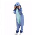 thumbnail image 5 of Mono de peluche de invierno de Disney con dibujos animados, pijama de ángel rosa, vestido de actuación para pareja con puntadas azules claras, regalo de furia doméstica gruesa, 5 of 5