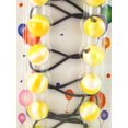 thumbnail image 4 of Eden Twinbead Marbled Ponytail Elastics - 10 Ct. (Yellow & White), 4 of 4