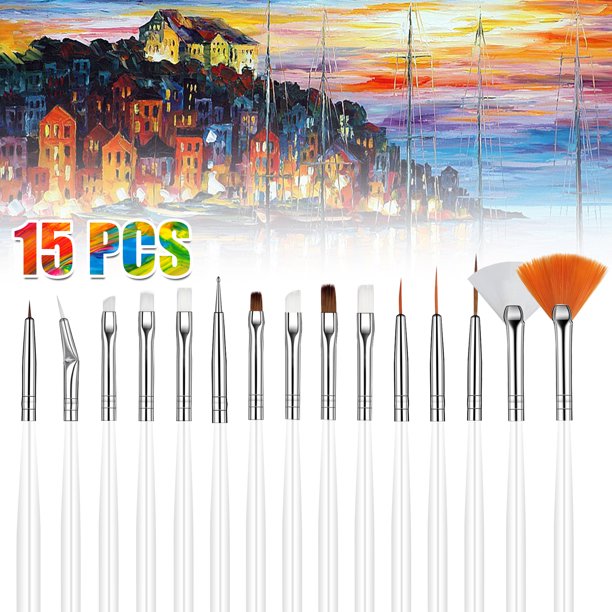 Miniature Detail Paint Brush Set, EEEkit 100/15Pcs Fine Detail Painting Brushes for Acrylic