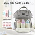 LAND Baby Diaper Backpack, Multifunction Waterproof Travel Nappy