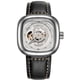 thumbnail image 5 of Reloj mecánico automático para hombre, reloj con esfera grande y cuadrado hueco, 5 of 5