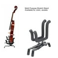 thumbnail image 4 of Soporte de Violía Plegable de Piso, Cojín de esponja Suave retráctil retráctil de violín Soporte de violín resistente a Buena compatibilidad para la escuela, 4 of 7