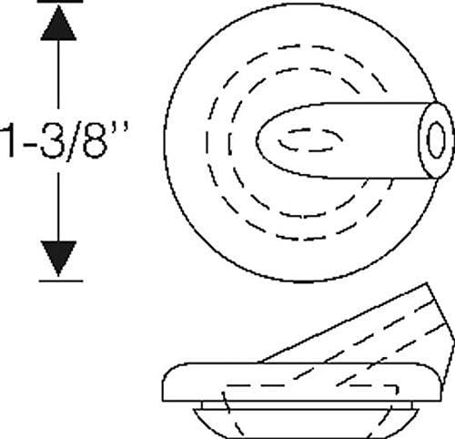 Steele Rubber Products - 70-1013-20 - Firewall Grommet - Compatible with 1956-1958 Cadillac