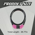 thumbnail image 2 of MELIVO Bike Lock,26.77" Electric Scooter Lock,Cable Bicycle Lock Motorcycle Lock,Pink, 2 of 7
