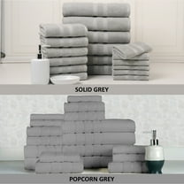 Bibb Home 18 Piece Egyptian Cotton Towel Set