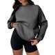thumbnail image 3 of Blusas para mujer,Sudadera informal de manga larga para mujer, jersey de poliéster con bolsillo multifuncional, ideal para viajar en avión y estar en casa, sopatenor, 3 of 9