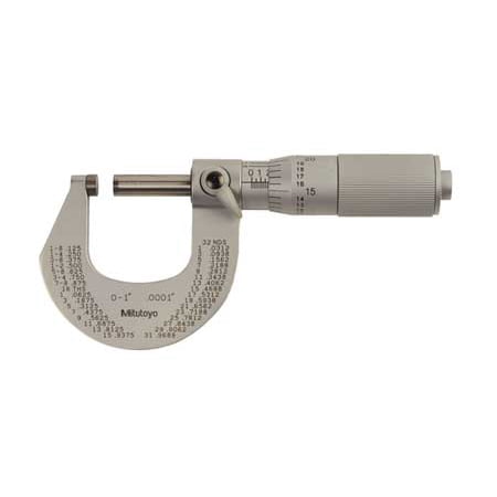 Mitutoyo Micrometer Set - Mitutoyo Outside Micrometer, 101-117