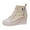 White, variant on Women's Flats with Classic Design Versatile Use Women's Casual Shoes Fashion Platform Sneakers Comfortable On Lace Up Heel Everyday Walking Shoes For Women Stylish Solid Color Side Zipper Design