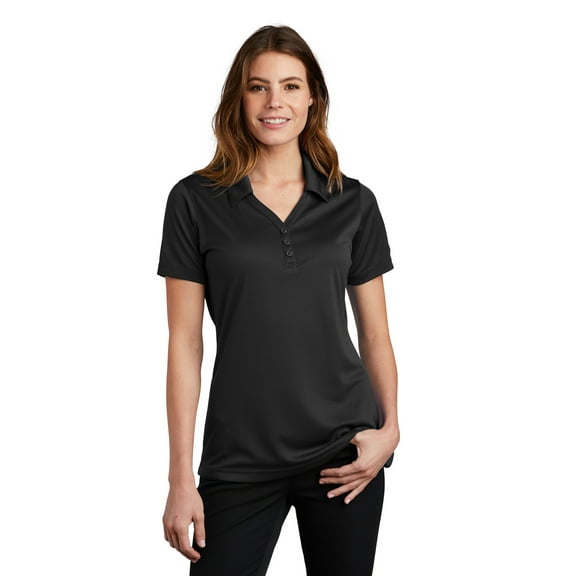 Sport-Tek Ladies PosiCharge Micro Mesh Polo-L (Black)