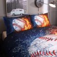 thumbnail image 2 of Deportes Béisbol Juego de Funda Nórdica Ropa de Cama Microfibra Deporte Juego de Funda Nórdica para, 2 of 9