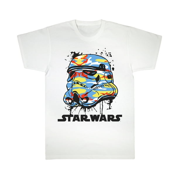 Star Wars Star Wars Girls Camo Stormtrooper Helmet T Shirt Walmart Com Walmart Com