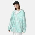 thumbnail image 3 of Lsque Blue Bright Pattern UPF 50+ Lightweight Sun Protection Men's Women's Long Sleeve Shirt, Hoodie Performance -Large, 3 of 7