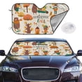 thumbnail image 2 of Balery Autumn In The Forest Print Car Windshield Sun Shade,Windshield Sunshade for Car Pickup Truck SUV Accessories-Medium, 2 of 7