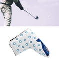 thumbnail image 3 of Guardoinrt Couvre-Chef de Club de Golf Mode PU Putter Cuir Couvre-Chef en Forme de Golf Espadrilles Blanc Bleu 13x17cm 1Ensemble, 3 of 6
