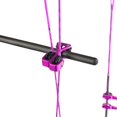 thumbnail image 3 of Triangle Shaped Belly Navel Ring Zircon Stainless Steel Body Piercing Jewelry(Pink), 3 of 6