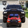 thumbnail image 4 of RAM RHO 1500 24V 2 Seat Ride On Car for Kids Age 3-8, Electric Car w/Remote Control, Bluetooth, MP3 Music, Lights, Powered Ride On Toy with 4 Wheels Spring Suspesion for Boys & Girls, Fire Rescue, 4 of 9