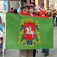thumbnail image 2 of Bayyon Vitebsk Region in Belarus Flag Banner with Grommets 3x5Feet Man cave Decor, 2 of 6