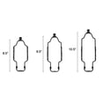 thumbnail image 2 of Soporte ajustable para pantalla de lámpara - Adaptador de base de luz Convertidor Juego de remates Soporte de piezas desmontables (Negro), 2 of 5