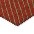 thumbnail image 3 of Addison Rugs Chantille Indoor/Outdoor Transitional Holiday Stripe Merlot Machine Washable Rectangle Rug, 10' x 14', 3 of 7