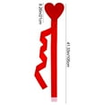 thumbnail image 3 of Valentine's Day Romantic Heart Shaped Ribbon Decoration, Soft Long Ribbon Streamers for Home Decor, Tabletop Accent, Wall Hanging, Holiday Gifting and Valentine’s Themed Party Decoration, 1pc, 3 of 8