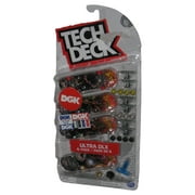 Tech Deck Element DGK Series 12 Fingerboard Skateboard Ultra DLX 4-Pack - (Card Minor Wear)