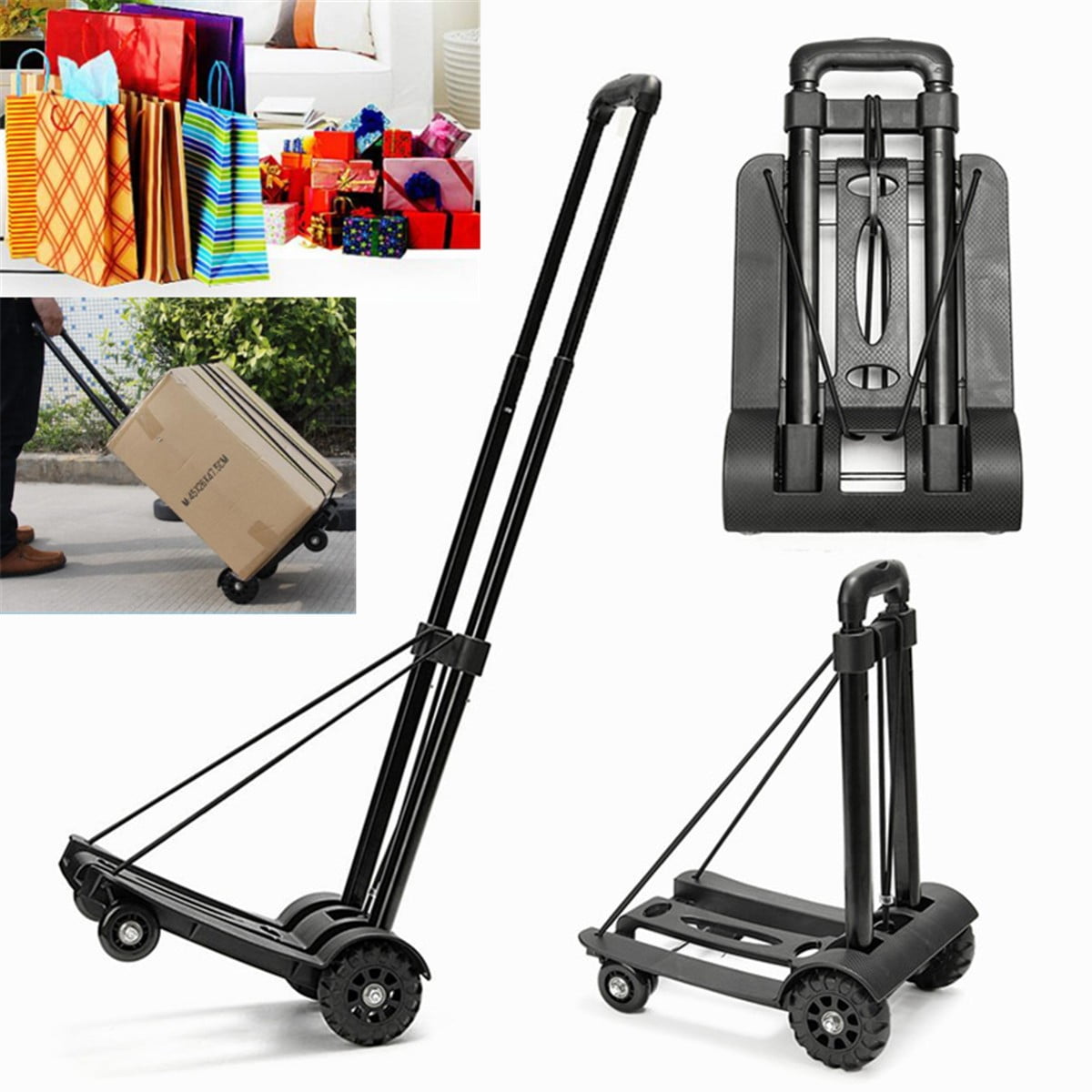 heavy duty luggage trolley