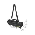 thumbnail image 2 of Flute Storage Bag Flute Case Flute Carrying Bag Portable Flute Container with Shoulder Strap, 2 of 8