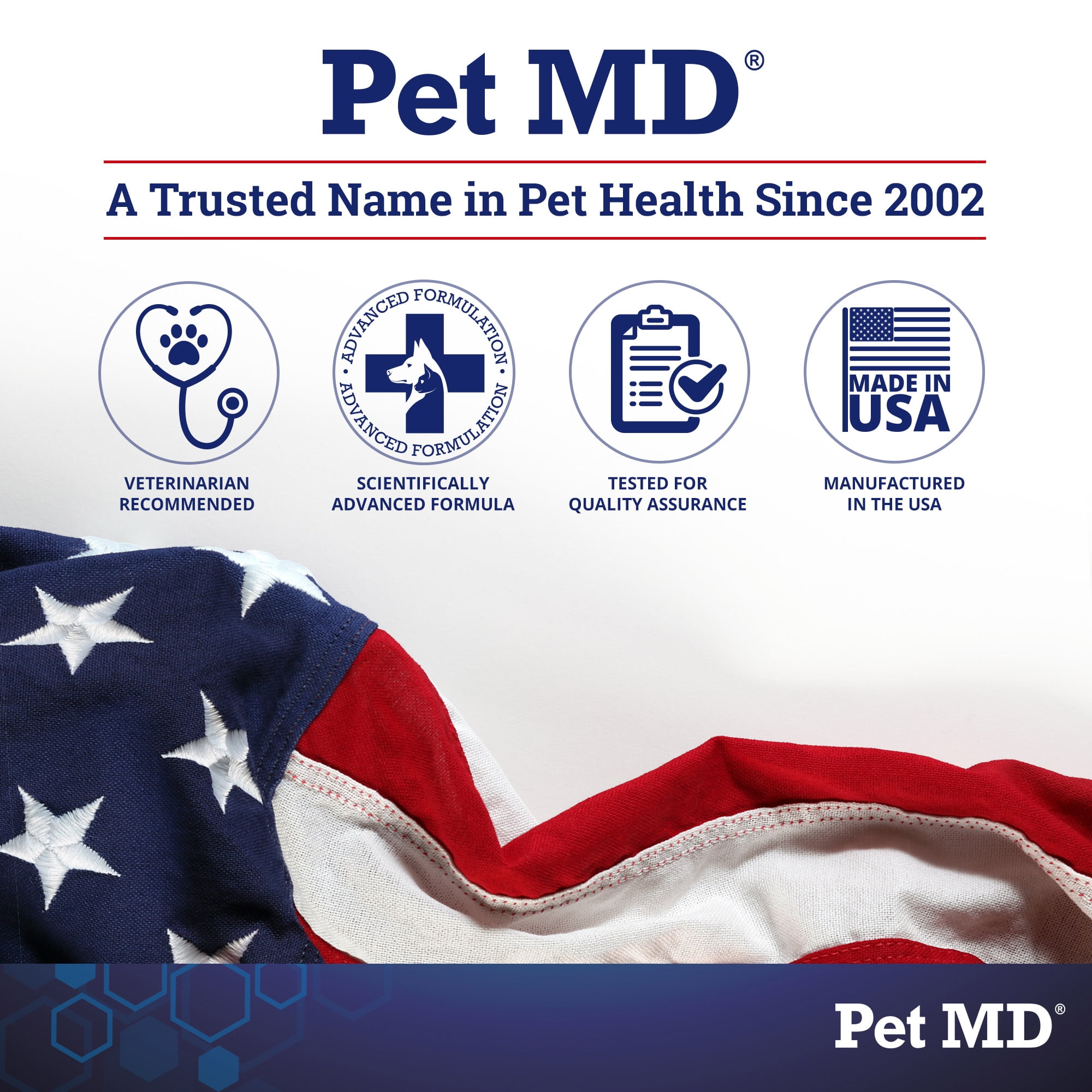 Pet MD Biotic Probiotics for Dogs & Cats - Prebiotic, Fiber, & Probiotic Powder - Gas, Constipation Relief, & Anti Diarrhea - Balance Digestive Flora & Restore Gut Health for Dogs & Cats - 2.12 oz