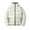White, variant on Lovskoo 2024 Mens Winter Coats Quilted Jacket Casual Solid Long Sleeve Zipper Closure Coat Outwear Jacket Black