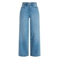 thumbnail image 6 of Time and Tru Women's Wide Leg Jeans, 31" Inseam, Sizes 0-22, 0L-22L, 6 of 6