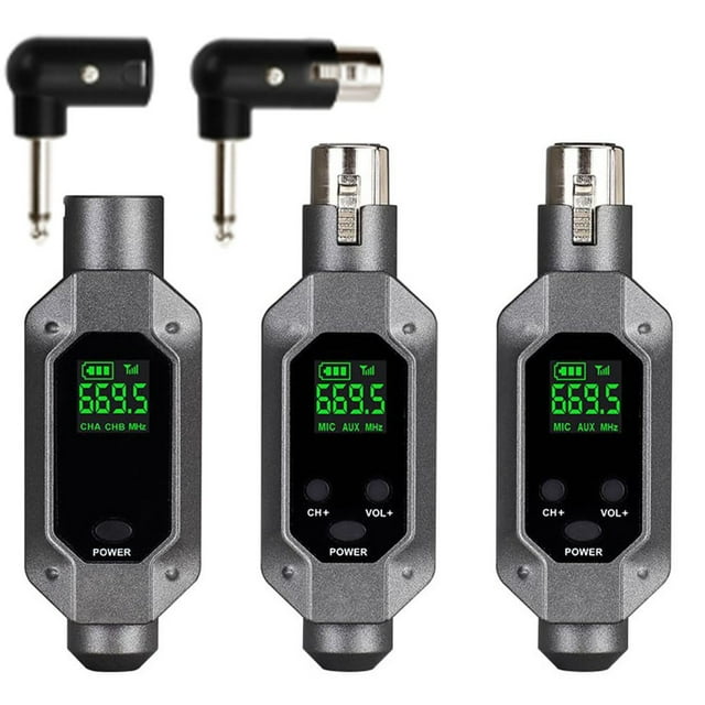 Lefu Wireless Microphone Converter XLR Transmitter System For Dynamic Microphone