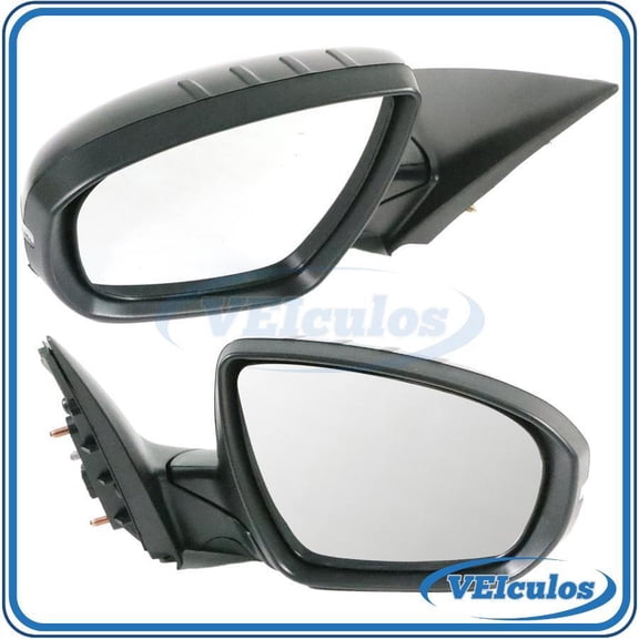 LOUVEROLA Pair Power Mirror For 2012-2013 Kia Optima Sedan Heated With Signal Light Primed