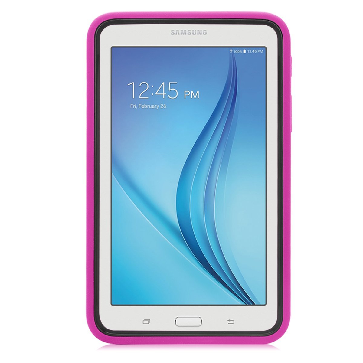 For Galaxy Tab E Lite 7.0 Case , Galaxy Tab 3 Lite 7.0 Case , Mignova Rugged Heavy Duty Kids Friendly Case For Samsung Galaxy E Lite 7.0 / Tab 3 Lite 7.0 SM-T110 / SM-T111 / SM-T113 / SM-T116(Pink) - image 2 of 6