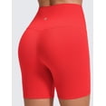 thumbnail image 2 of CRZ YOGA Butterluxe No Front Seam Biker Shorts 6" High Waisted Lounge Pilates Workout Athletic Shorts For Womens, 2 of 5