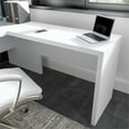 thumbnail image 2 of Pemberly Row 42W Desk Return/Bridge in Pure White - Engineered Wood, 2 of 6