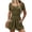 Army Green, variant on Summer Rompers For Women Short Sleeve Shirt Knit Shorts One Piece Jumpsuit Casual Beach Vacation Clothes