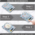 thumbnail image 3 of Animal Heads Food Scale Digital Kitchen Scale Waterproof Tempered Glass Tare Function 11 lb for Baking Cooking Meal Prep, 3 of 7