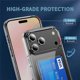 thumbnail image 5 of Compatible For iPhone 17 Pro Max Clear Case TPU + PC + Acrylic Cell Phone Case with Card Holder, 5 of 5