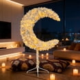 thumbnail image 5 of DUYIWUE Lighted Ramadan Moon Crescent Tree 35.4 inches, Artificial Ramadan Moon Tree with String LED Light, for Eid Ramadan Garden Home Bedroom Party Decor, 5 of 7