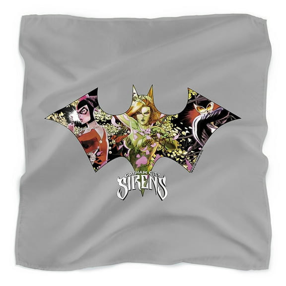 Batman Sirens Bat Bandana (21 in x 21 in)