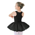 thumbnail image 2 of Stelle Sleeveless Ballet Leotard Tank Tutu Skirted Dance Dress Ballerina Outfit for Girls,Black,2-3T, 2 of 6