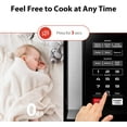 thumbnail image 5 of Toshiba 1.6 cu. ft. Microwave Oven with Inverter Technology, 1250 Watts, LCD Display and Smart Sensor, Stainless Steel, ML-EM45PIT(SS), 5 of 6
