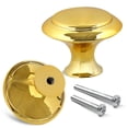 thumbnail image 4 of Perillas para cajón Romeda de acero inoxidable dorado de 30 mm, 18 piezas, 4 of 7