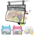 thumbnail image 2 of EIMELI Baby Bath Toy Organizer with Multiple Pockets Wide Opening Easy Hanging And Storage Solution for Toys Shampoo Rose Red One Size, 2 of 13
