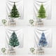 thumbnail image 2 of Serie de árboles de Navidad personalizada, Sábana de Picnic estética para dormitorio, colcha, póster, manta, tapiz con estampado artístico, decoración para colgar en la pared, 2 of 4