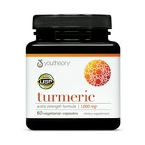 Youtheory Turmeric Curcumin Supplement with Black Pepper BioPerine, Powerful Antioxidant Properties for Joint & Healthy Inflammation Support, 60 Capsules